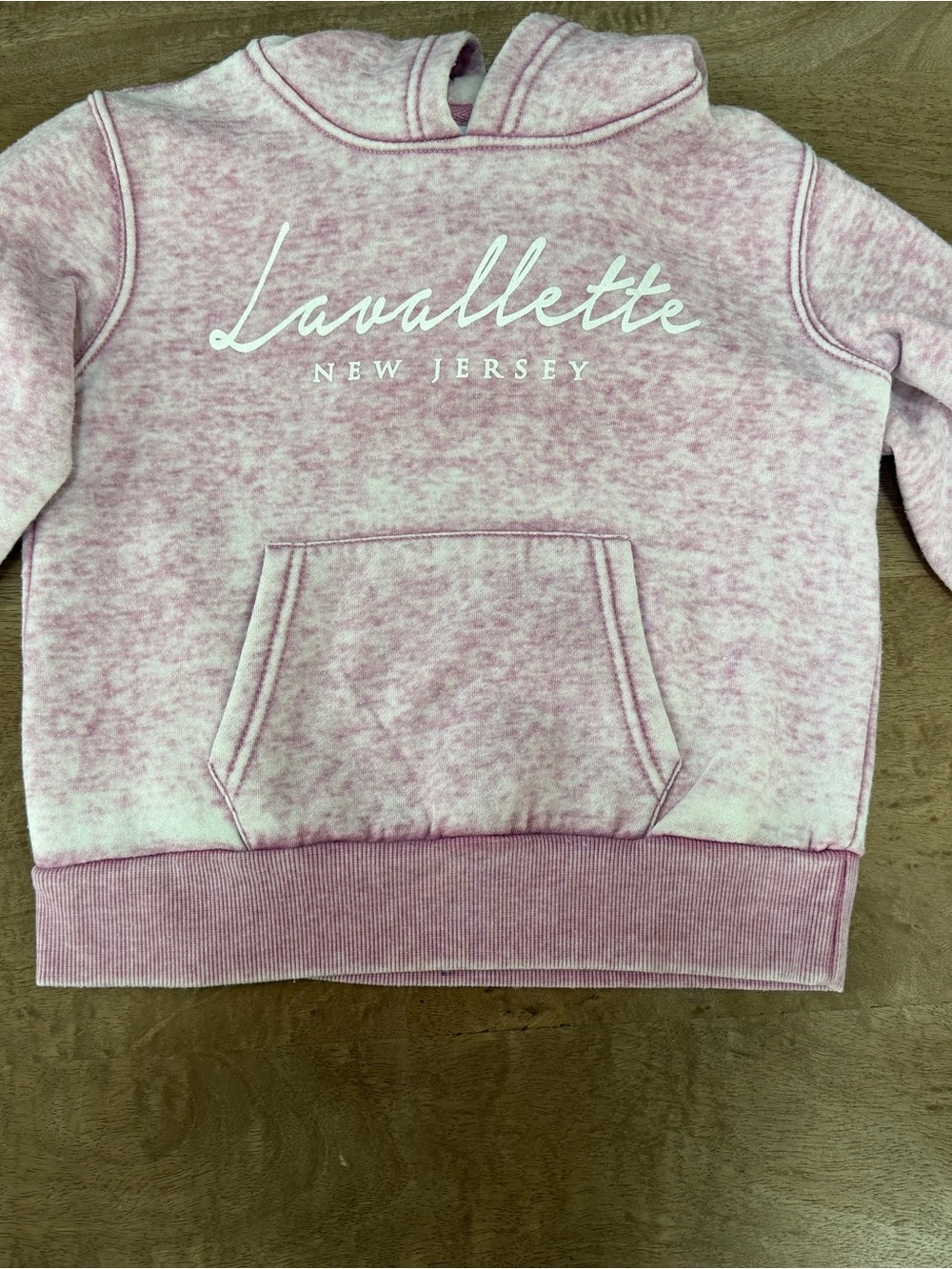 Pink Tie-Dye Kids Hoodie - Lavallette, NJ